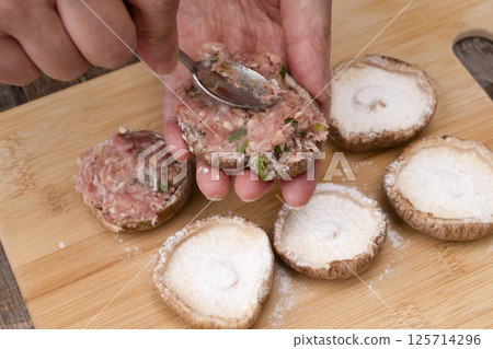 釀香菇的製作方法 125714296