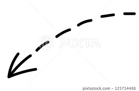 左下角手寫虛線箭頭 125714488