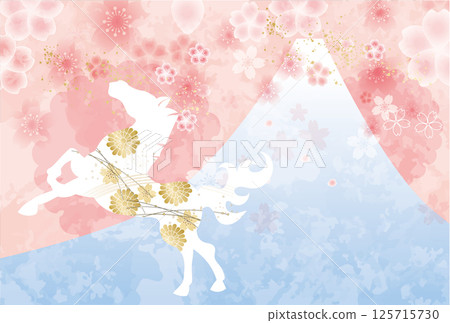 2026 Year of the Horse New Year's card template Zodiac New Year New Year 2026 Year of the Horse New Year's card template Zodiac New Year New Year 125715730