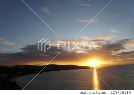 Sunset at Tumon Bay, Guam 125716119