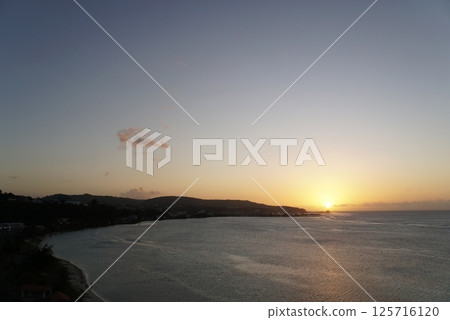 關島杜夢灣的日落 關島杜夢灣的日落 125716120