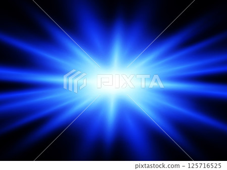藍色發光能量耀斑光 125716525