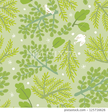 鮮綠色無縫圖案 125716626