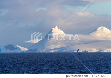 Antarctic landscape in the Gerlache Strait Antarctic landscape in the Gerlache Strait 125716662