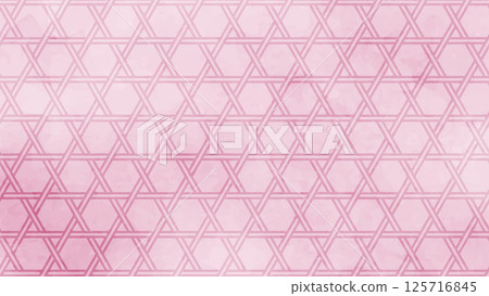 Japanese background: Pink basket weave pattern 125716845