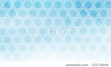 Japanese background: Blue basket weave pattern 125716848
