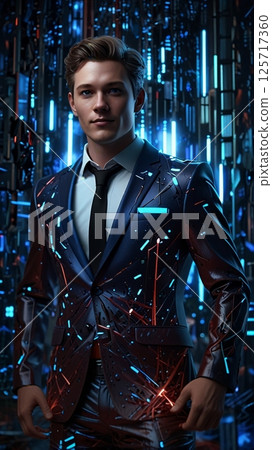 一位以精通資訊而聞名的商人 125717360