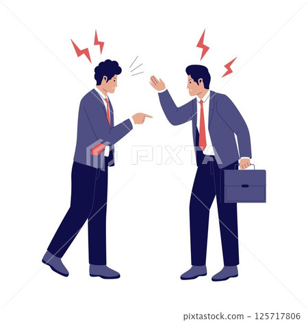 Co-founder Conflict Illustration 125717806