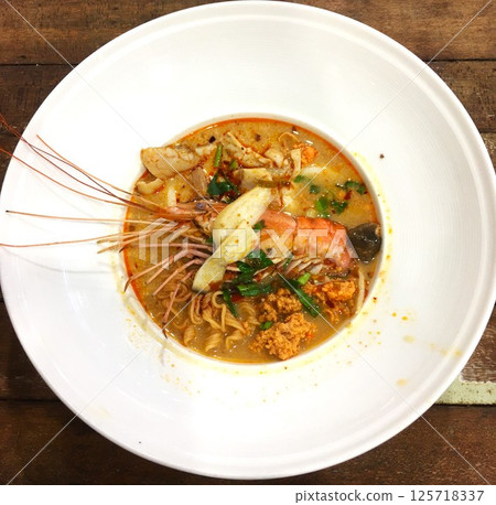 Tom Yum Goong Noodles in Bangkok Tom Yum Goong Noodles in Bangkok 125718337