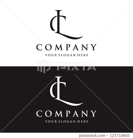 Luxury and modern monogram Initial Letter CL , LC , L , C monogram Logo design.Logo for business, business card or identity and company. Luxury and modern monogram Initial Letter CL , LC , L , C monogram Logo design.Logo for business, business card or identity and company. 125718605