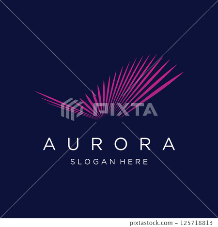 The northern lights wave logo design was inspired by the aurora borealis. The northern lights wave logo design was inspired by the aurora borealis. 125718813