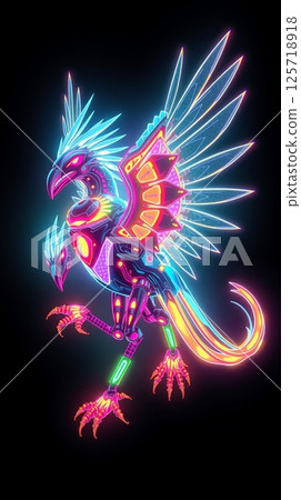 A cyber-bird monster 125718918