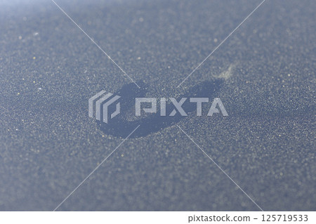 Pollen on the balcony railing Pollen on the balcony railing 125719533