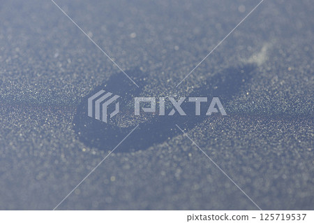 陽台欄桿上的花粉 陽台欄桿上的花粉 125719537