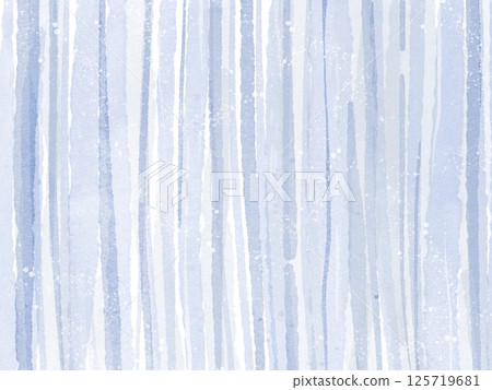 Beautiful watercolor background illustration of blue stripes 125719681