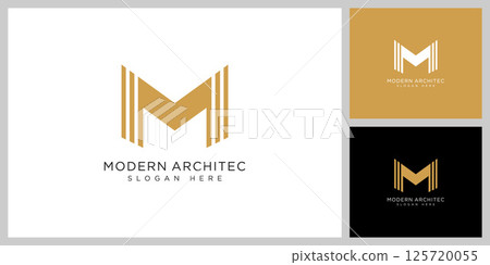 initial letter m logo vector design initial letter m logo vector design 125720055