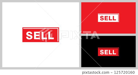 icon sell logo vector design template 125720160