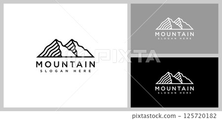 mountain logo vector design template mountain logo vector design template 125720182