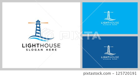 lighthouse logo vector design template 125720191