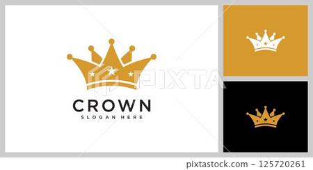 crown logo vector design template 125720261