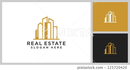 Building logo vector design template 125720420