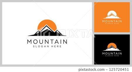 mountain logo vector design template mountain logo vector design template 125720451