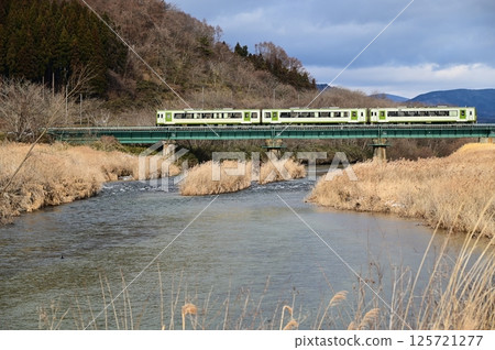JR釜石線猿石河大橋 125721277