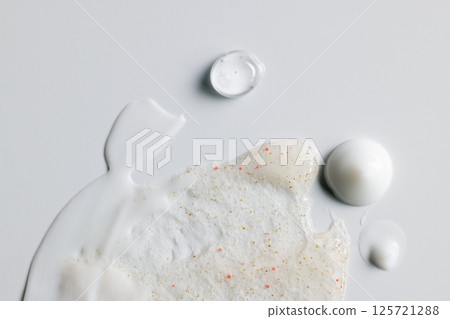 various cosmetic creams and products 125721288