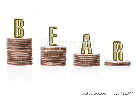 Bear bar graph 125721344