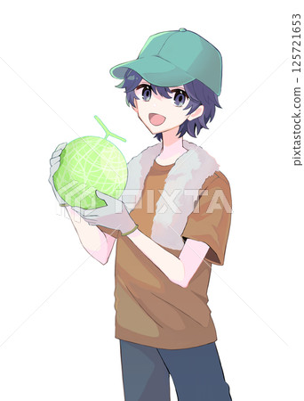瓜農插圖 瓜農插圖 125721653