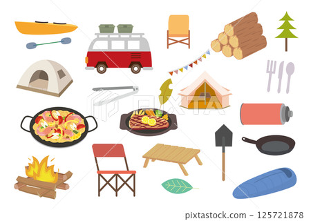 戶外露營休閒套裝 125721878