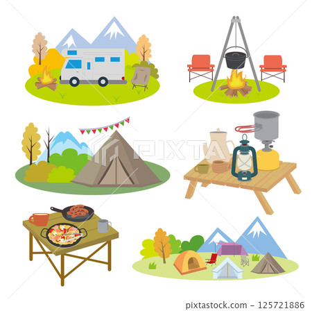 戶外露營休閒套裝 125721886