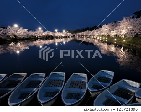 Hirosaki Castle Park Cherry Blossoms at Night 2025 - ver 4/4 Hirosaki Castle Park Cherry Blossoms at Night 2025 - ver 4/4 125721890