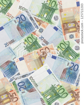 Euro background Euro background 125722283