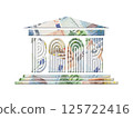 Euro bank 125722416
