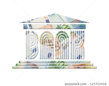 Euro bank 125722416