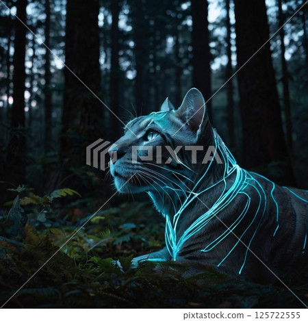 Adult animal in the forest Adult animal in the forest 125722555