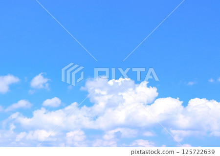 藍天白雲/背景素材 125722639