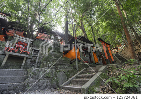 Fushimi Inari Taisha Shinike Tsutsumi A large number of shrines and mounds 125724361