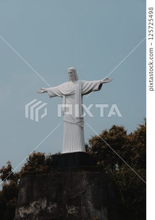 The Christ the Redeemer Statue in Rio de Janeiro is a symbol of peace attracting global visitors The Christ the Redeemer Statue in Rio de Janeiro is a symbol of peace attracting global visitors 125725498