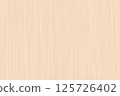 Wood Background. Smooth Light Beige Vertical Striped Pattern Design. Vector Illustration. 125726402