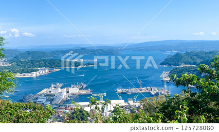 從弓張岳瞭望台眺望的景色 從弓張岳瞭望台眺望的景色 125728080