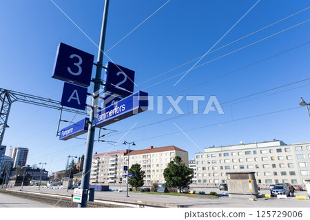 [Finland] Tampere Station sign 125729006
