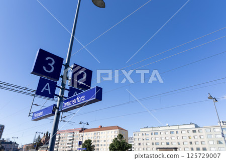 [Finland] Tampere Station sign 125729007