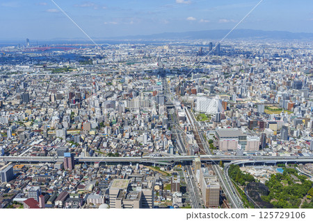 從阿倍野Harukas天文台看到的大阪市容 從阿倍野Harukas天文台看到的大阪市容 125729106