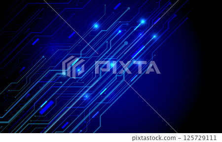 Abstract blue neon cyber circuit digital geometric dynamic on black blank space design modern futuristic technology creative background vector Abstract blue neon cyber circuit digital geometric dynamic on black blank space design modern futuristic technology creative background vector 125729111