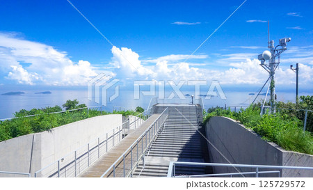Spectacular views from Kirosan Observatory Park on the Shimanami Kaido 125729572