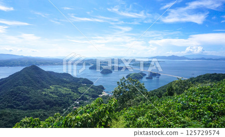 Spectacular views from Kirosan Observatory Park on the Shimanami Kaido 125729574