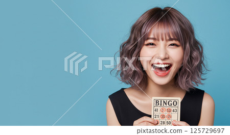 Bingo big win moment 125729697