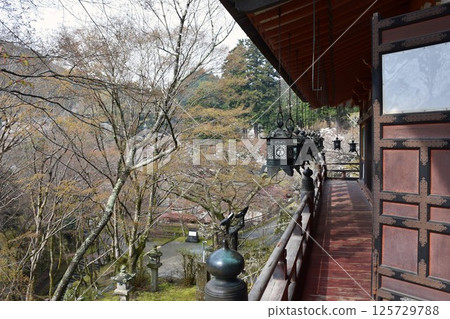 大和辰峰談山神社、拜殿舞台 125729788